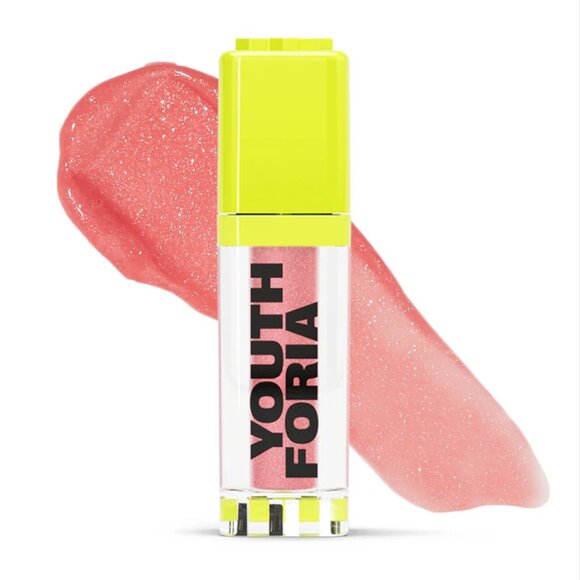 Youthforia Dewy Gloss Hydrating Lip Gloss Play with Fire Clean Beauty New in Box - Picture 2 of 9